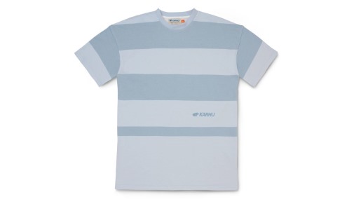 arctic_ice_blue_fog_karhu_nz_uni_striped_short_sleeve_sweatshirt.jpg Arctic Ice/Blue Fog Karhu NZ Uni Striped Short Sleeve Sweatshirt - Image 1