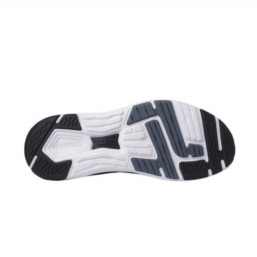 Jet Black/Folkstone Grey Men's Ikoni Ortix Runnnig Shoes Karhu NZ - Image 5