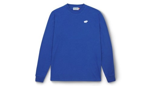 Karhu NZ Dazzling Blue/White Air Cushion L/S T-Shirt - Image 1