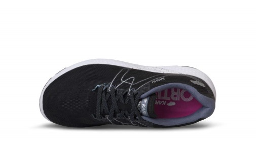 Karhu NZ Jet Black Folkstone Grey Women's Ikoni Ortix Running Shoes - Image 5