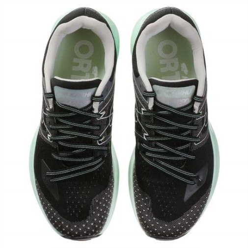 Women's Synchron Ortix Running Shoes Karhu NZ Jet Black/Glacier Grey - Image 2
