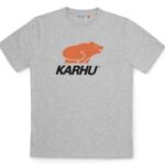 Basic Logo T-Shirt Karhu NZ Heather Grey/Burnt Orange