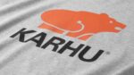 Basic Logo T-Shirt Karhu NZ Heather Grey/Burnt Orange - Image 3