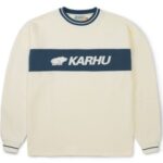 Blocked Logo Sweatshirt Karhu NZ Whisper White/Blue Wing Teal