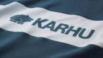 Blue Wing Teal/White Blocked Logo Sweatshirt Karhu NZ - Image 3