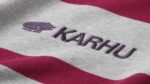 Heather Grey/Rhododendron Karhu NZ Uni Stripe Sweatshirt - Image 3