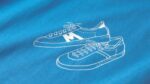 Karhu NZ Blue Trampas Sneakers T-Shirt - Image 3