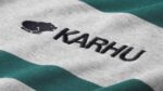Karhu NZ Heather Grey/June Bug Uni Stripe Sweatshirt - Image 3