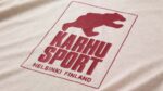 Karhu NZ Helsinki Sport T-Shirt Oatmeal Melange/Granata - Image 3