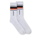 Light Grey Melange/Black Tubular 87 Socks Karhu NZ