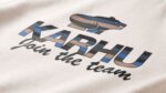 Oatmeal Melange/Jet Black Team College Hoodie Karhu NZ - Image 3