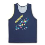 Sunshine/Navy Karhu NZ Men's Neon Running Singlet
