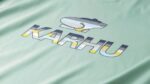 Team College T-Shirt Desert Sage/Ensign Blue Karhu NZ - Image 3