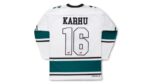 White/Atlantic Deep Karhu NZ X Tackla Hockey Jersey - Image 2