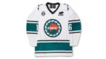 White/Atlantic Deep Karhu NZ X Tackla Hockey Jersey