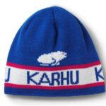 White/Red Karhu NZ Merino Wool Beanie